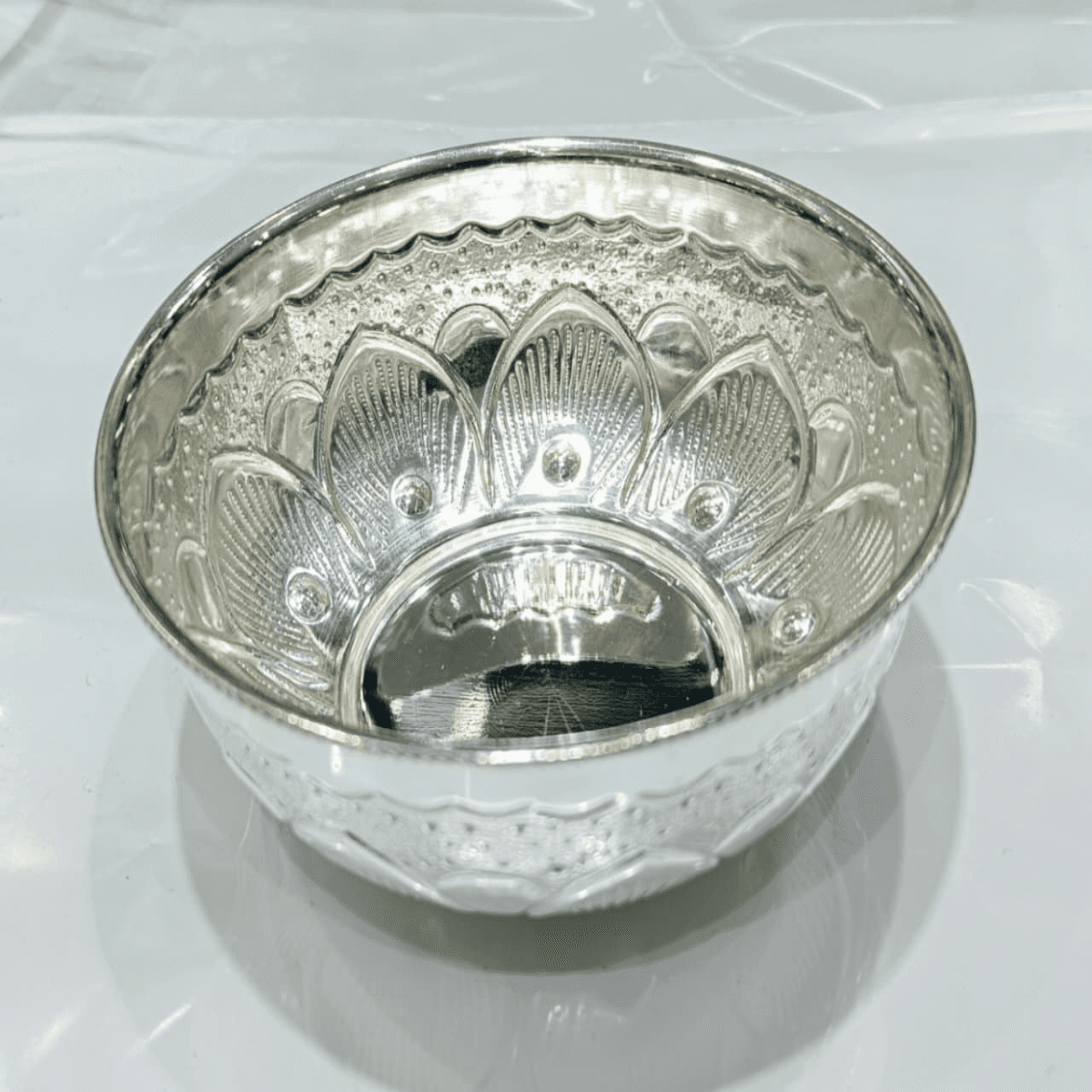 Temple Silver Glass