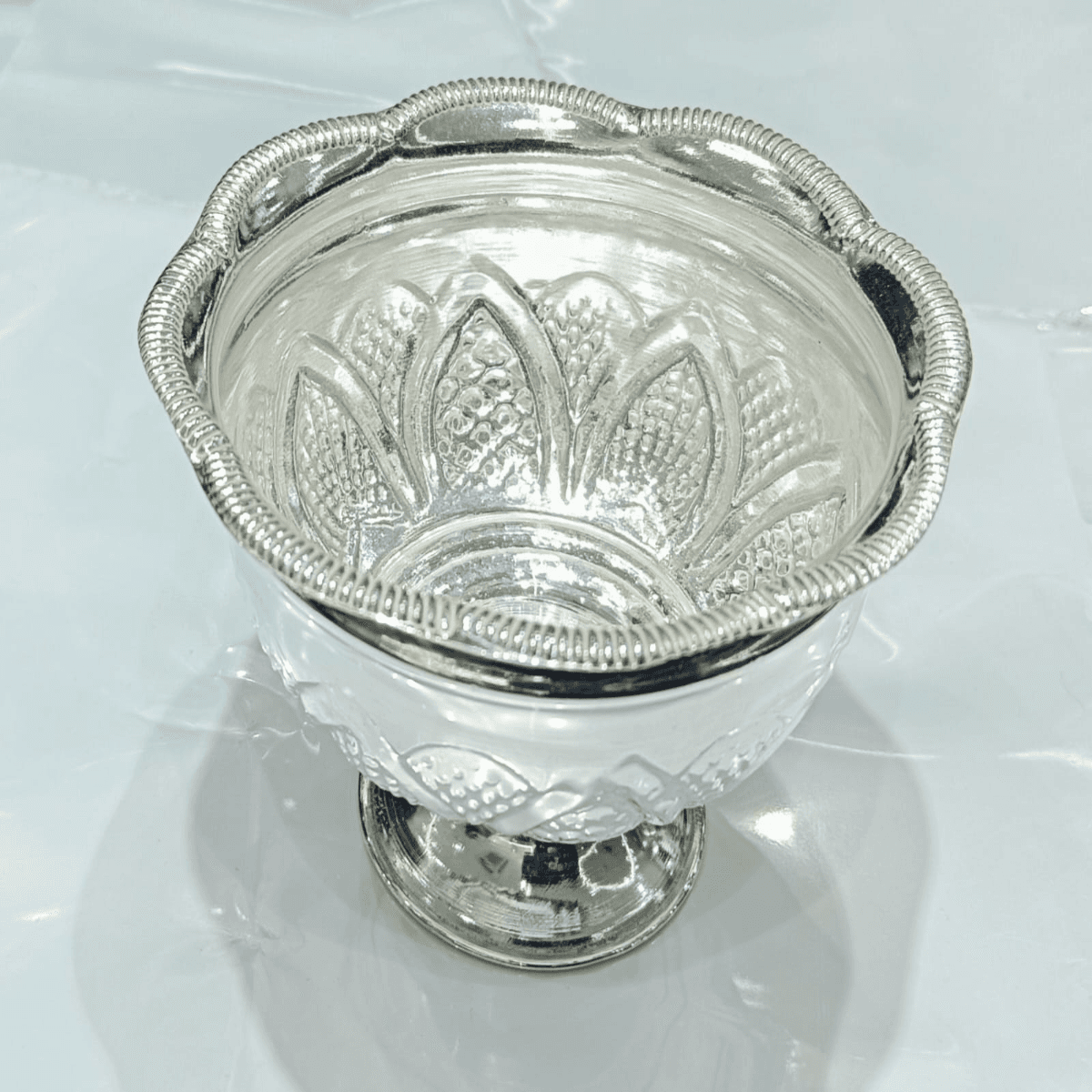 Ganesh Silver Idol — view 1