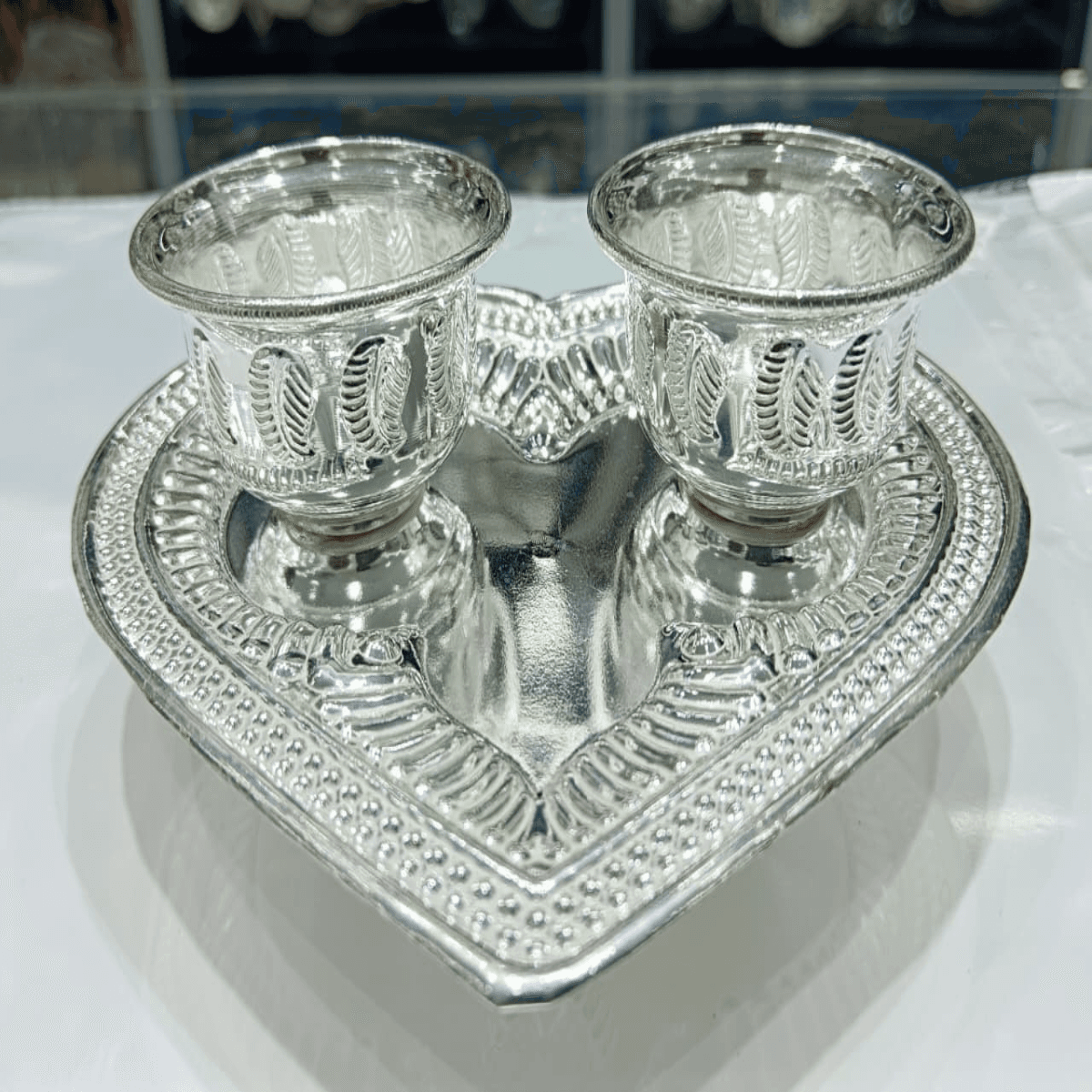 Traditional Silver Glass