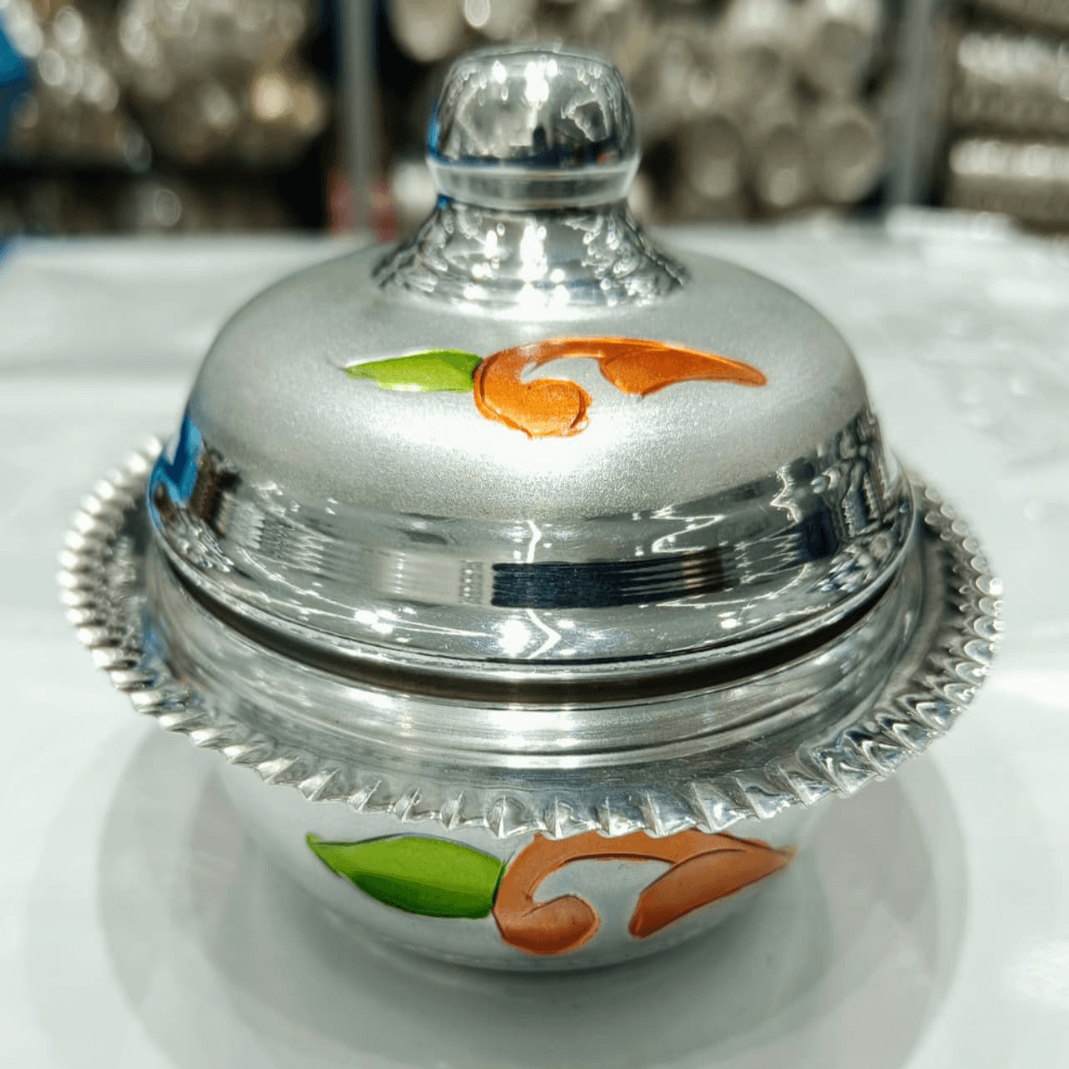 Lakshmi Silver Idol